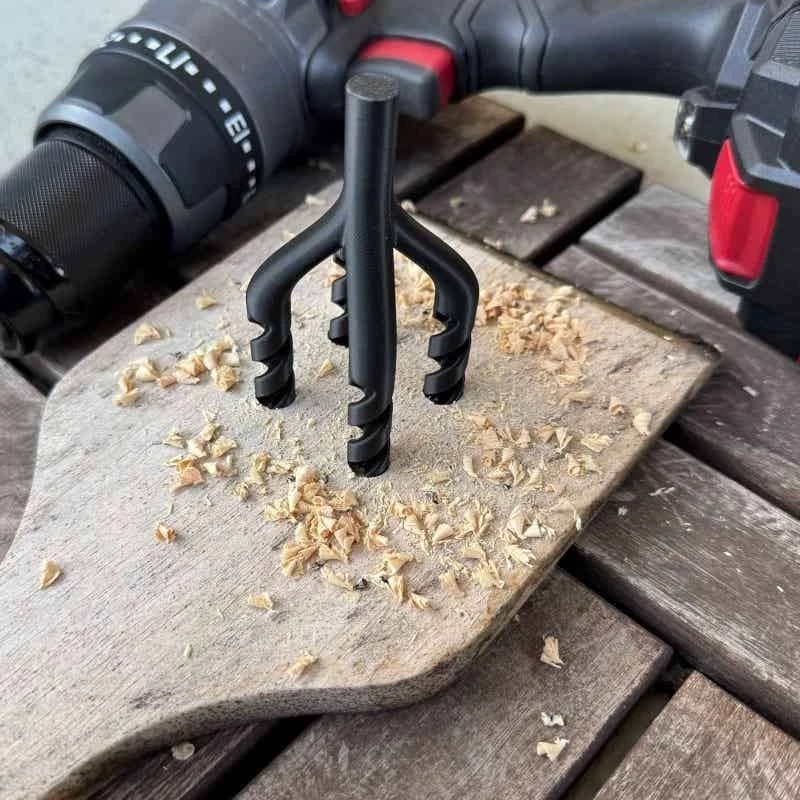 Woodworking Jokes - Broca de plástico com quatro pontas,