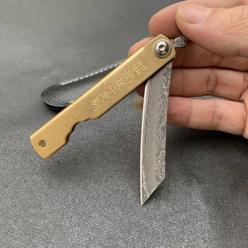 Woodworking In Japanese - Faca Dobrável Mini Higonokami Japonesa em