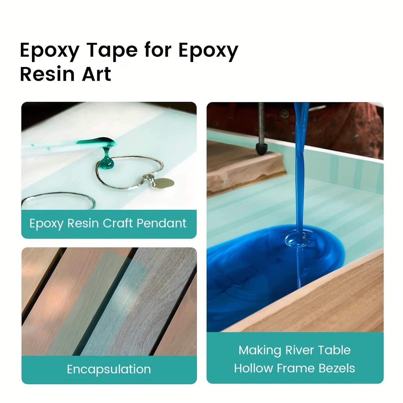 Fita de Resina Epóxi Verde YIT - Woodworking Resin avaliação e preço
